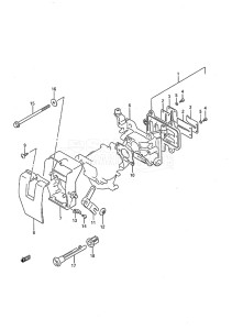 Outboard DT 8c drawing Inlet Case