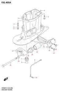 DF175AP From 17503P-440001 (E11)  2024 drawing DRIVE SHAFT HOUSING