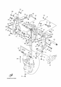 LF350XCC-2019 drawing FRONT-FAIRING-BRACKET