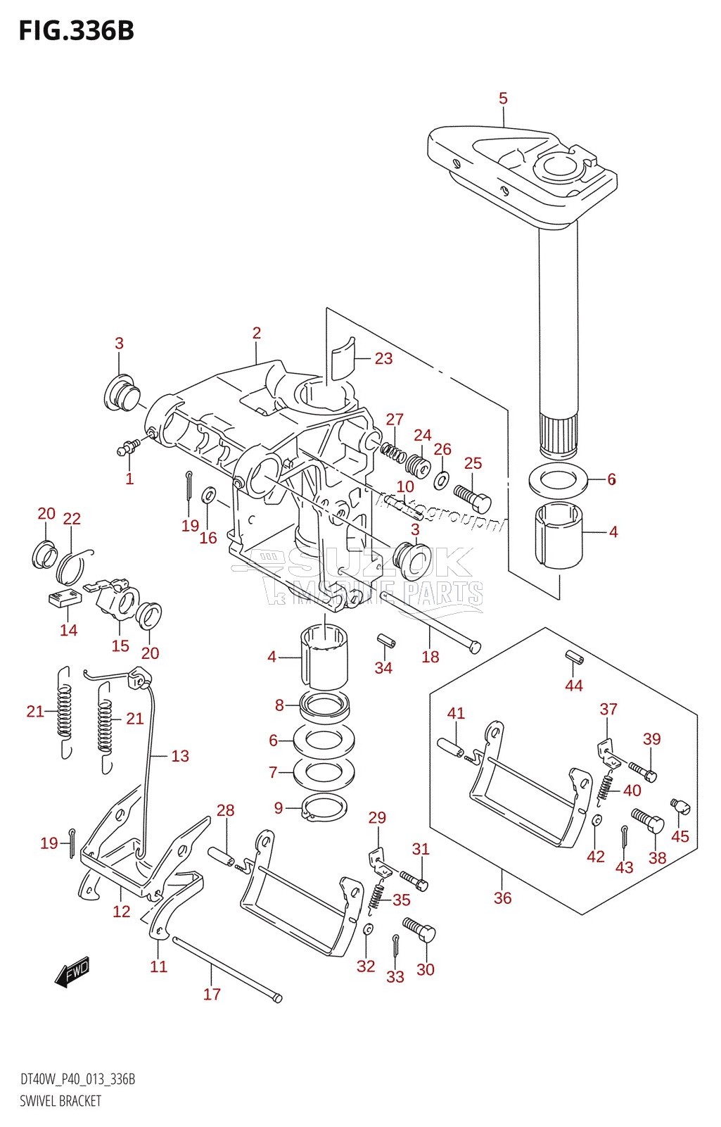 SWIVEL BRACKET (DT40W:P90)