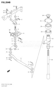 17502F-210001 (2012) 175hp E01 E40-Gen. Export 1 - Costa Rica (DF175T) DF175T drawing CLUTCH SHAFT (DF150T:E40)