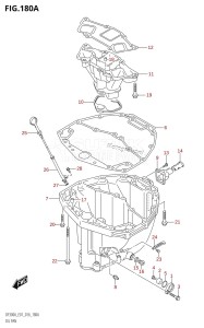 DF300A From 30002P-610001 (E01 E40)  2016 drawing OIL PAN