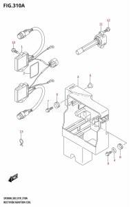 DF300AP From 30002P-910001 (E03)  2019 drawing RECTIFIER /​ IGNITION COIL