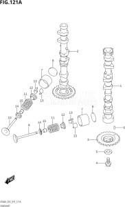 04003F-910001 (2019) 40hp E03-USA (DF40AT) DF40A drawing CAMSHAFT