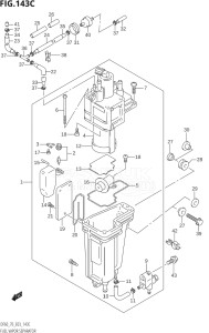 07001F-971001 (1999) 70hp E03-USA (DF70THX  DF70TX) DF70 drawing FUEL VAPOR SEPARATOR (K1,K2,K3,K4,K5,K6,K7,K8,K9)