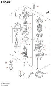 DF15A From 01504F-310001 (P01)  2013 drawing STARTING MOTOR (E-STARTER)