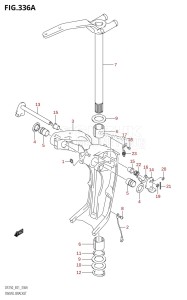 DF250Z From 25001Z-510001 (E01 E40)  2005 drawing SWIVEL BRACKET (X-TRANSOM,XX-TRANSOM)