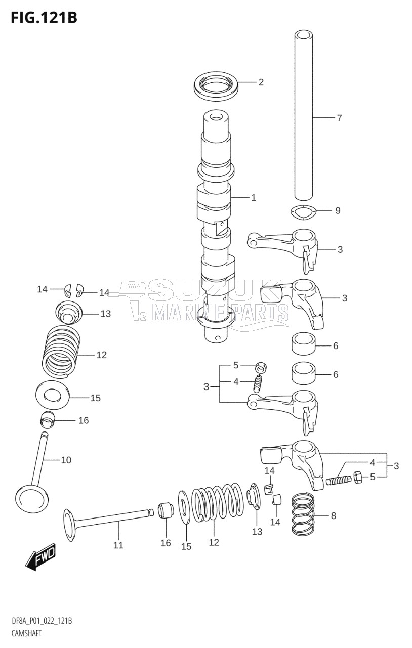 CAMSHAFT (DF8AR)