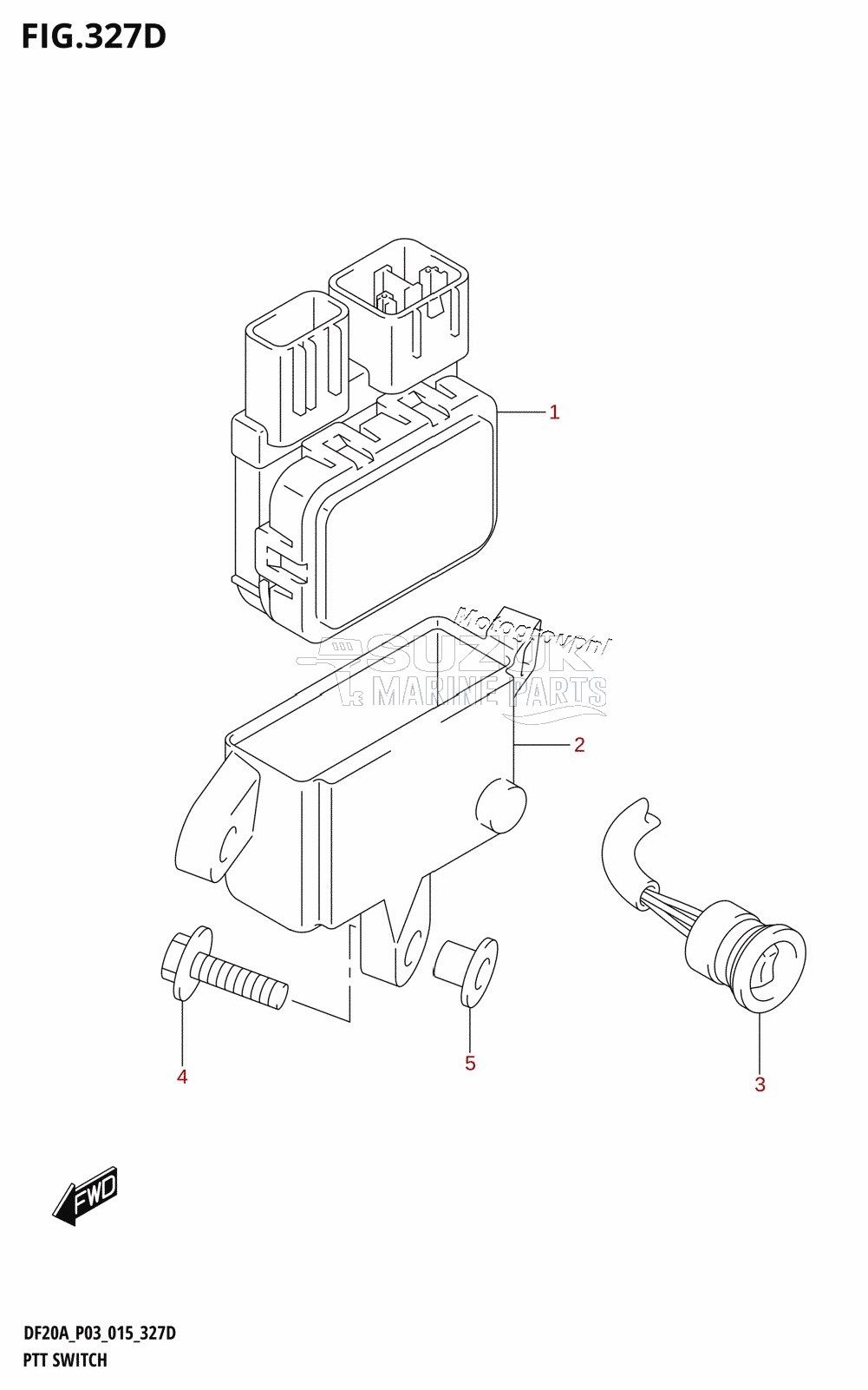 PTT SWITCH (DF20AT:P03)