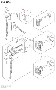 DF250A From 25003P-510001 (E01 E40)  2015 drawing OPT:SWITCH