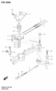 DF200AT From 20003F-440001 (E03 E11 E40)  2024 drawing THROTTLE ROD