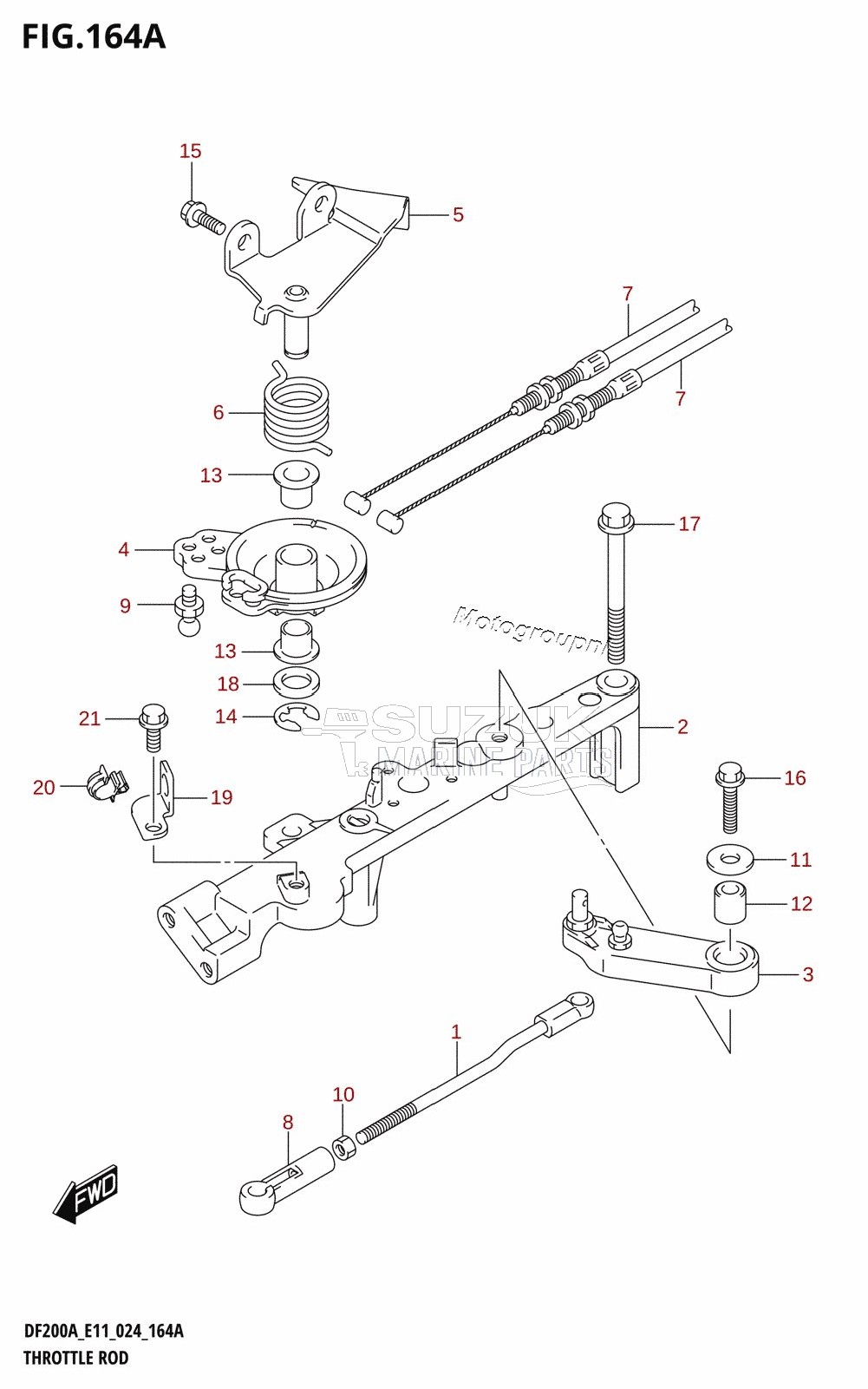 THROTTLE ROD