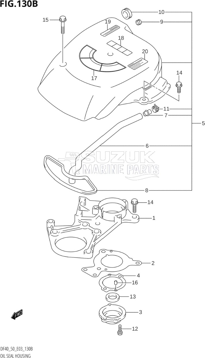 OIL SEAL HOUSING (K1,K2,K3,K4,K5,K6,K7,K8,K9,K10)