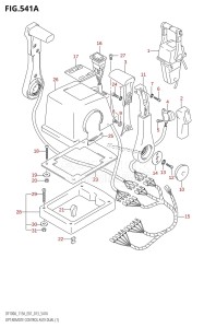 DF140AZ From 14003Z-310001 (E01 E40)  2013 drawing OPT:REMOTE CONTROL ASSY DUAL (1)