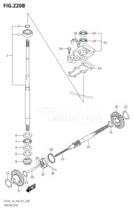 DT9.9A From 00993K-410001 (P36 P40)  2014 drawing TRANSMISSION (DT9.9AK:P40)