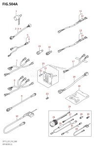 DF150ZG From 15002Z-410001 (E40)  2014 drawing OPT:METER (3) (DF150TG:E01)