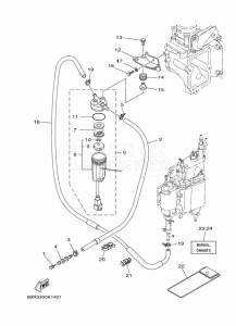 FL250BETU drawing FUEL-SUPPLY-1