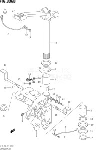 04001F-510001 (2005) 40hp E01-Gen. Export 1 (DF40QHK5  DF40TK5) DF40 drawing SWIVEL BRACKET (K1,K2,K3,K4,K5,K6,K7,K8,K9,K10)