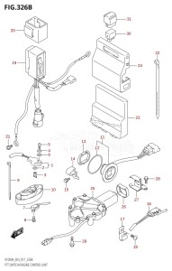 DF300A From 30002P-710001 (E03)  2017 drawing PTT SWITCH /​ ENGINE CONTROL UNIT (DF250A:E03)