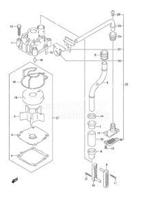 DF 115A drawing Water Pump