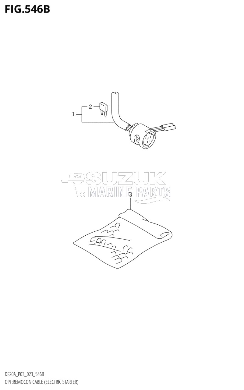 OPT:REMOCON CABLE (ELECTRIC STARTER) (SEE NOTE)