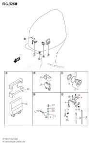 DF115BT From 11506F-340001 (E11 E40)  2023 drawing PTT SWITCH /​ ENGINE CONTROL UNIT (DF115BT,DF115BZ)