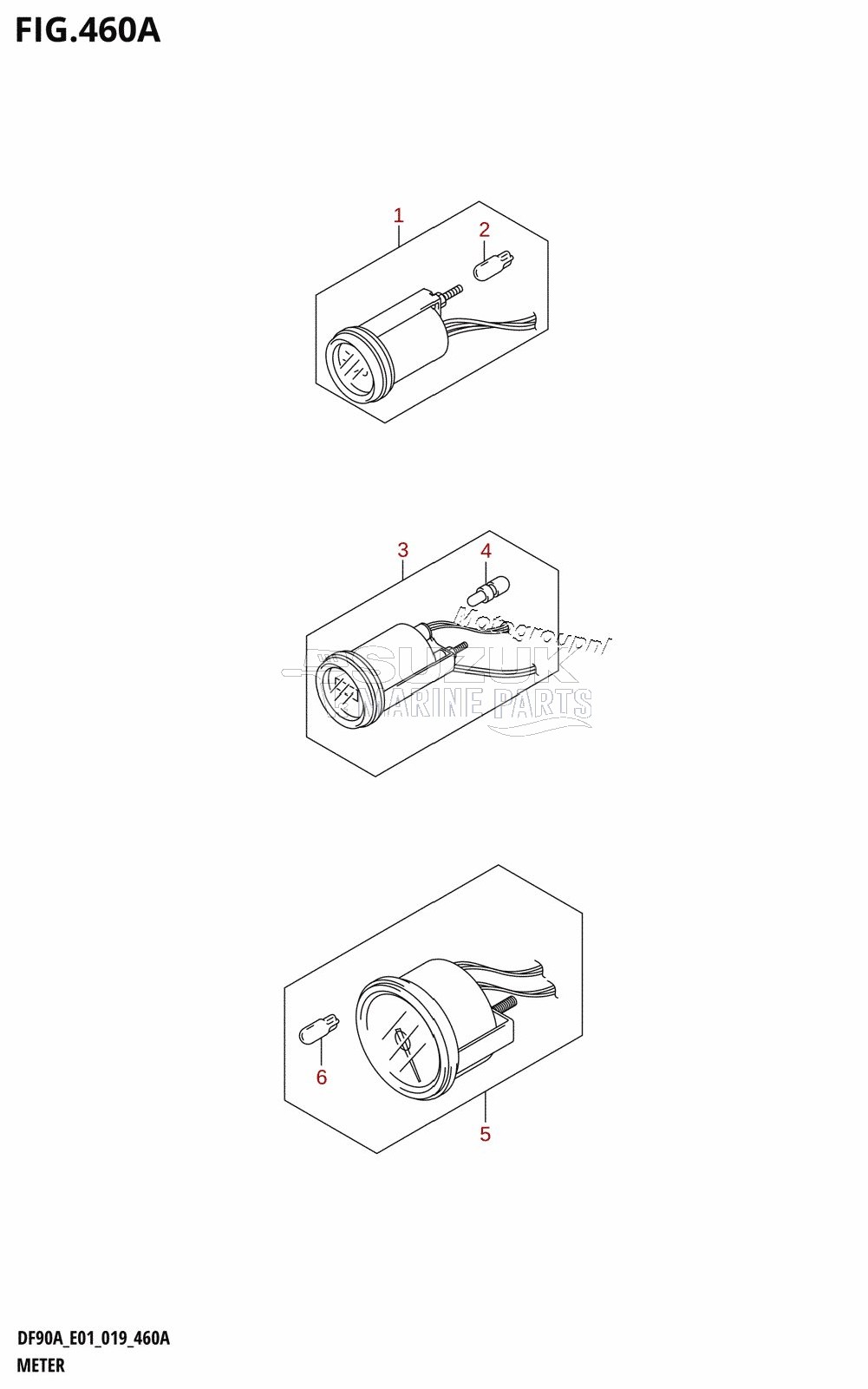 METER (DF70A,DF80A,DF90A,DF100B)