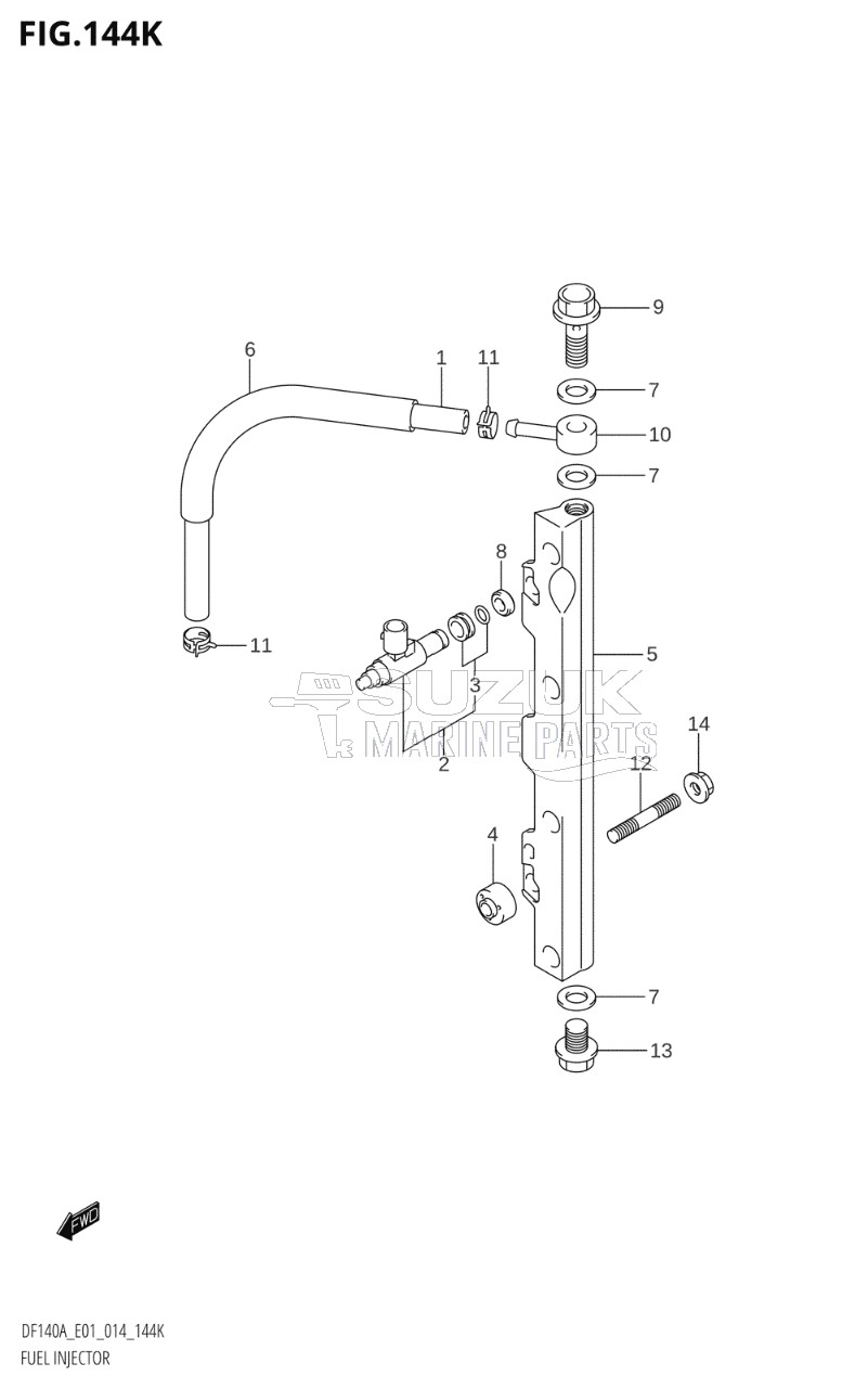 FUEL INJECTOR (DF140AZ:E40)