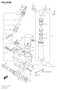 DF200 From 20002F-710001 (E01 E40)  2017 drawing TRIM CYLINDER (DF250Z:E40:(X-TRANSOM,XX-TRANSOM))