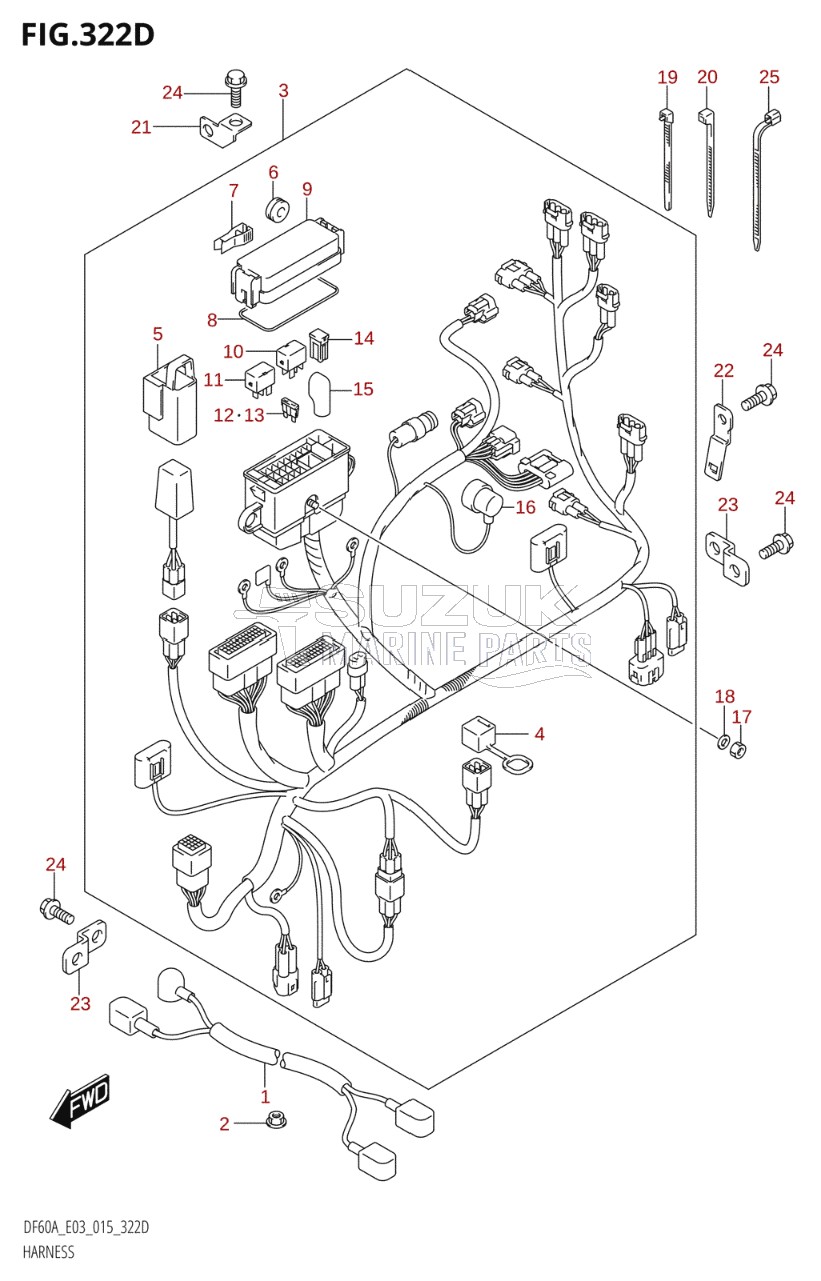 HARNESS (DF50AVT:E03)