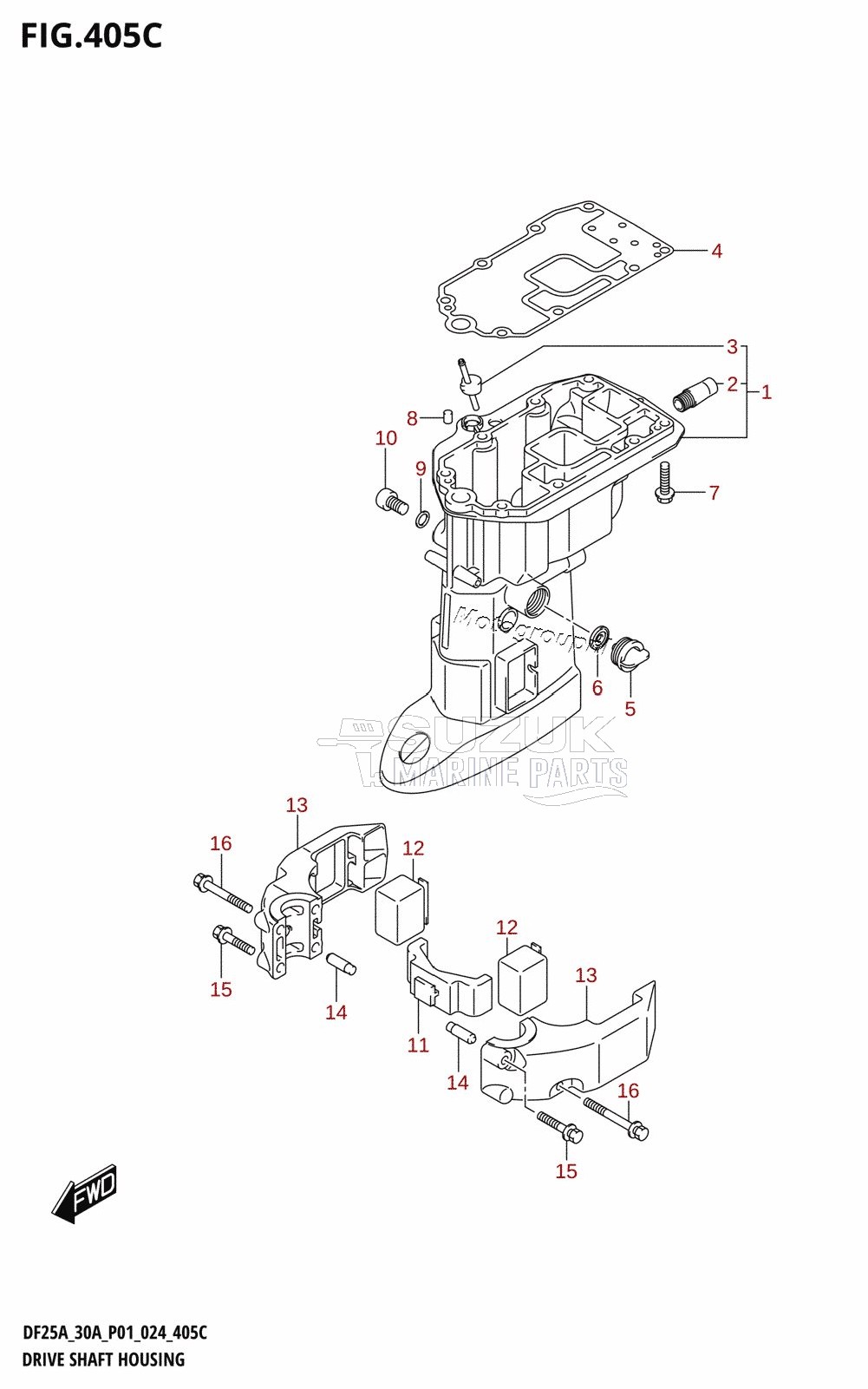 DRIVE SHAFT HOUSING (DF30AQ)