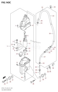 DF150Z From 15002Z-210001 (E03)  2012 drawing FUEL VAPOR SEPARATOR (DF175T:E03)