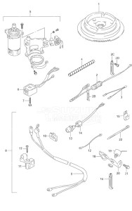 DF 9.9 drawing Starting Motor