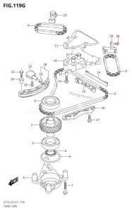 DF200 From 20002F-710001 (E03)  2017 drawing TIMING CHAIN (DF250ST:E03)