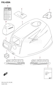 DF6A From 00603F-810001 (P01)  2018 drawing ENGINE COVER (DF4A)