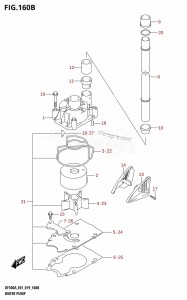 DF250AP From 25003P-910001 (E01 E40)  2019 drawing WATER PUMP (E40)