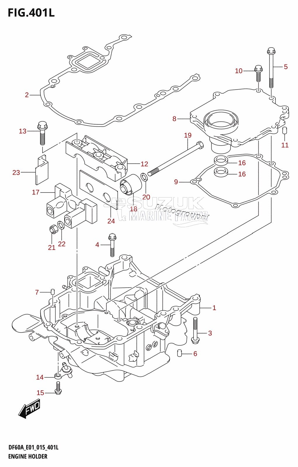 ENGINE HOLDER (DF60ATH:E01)