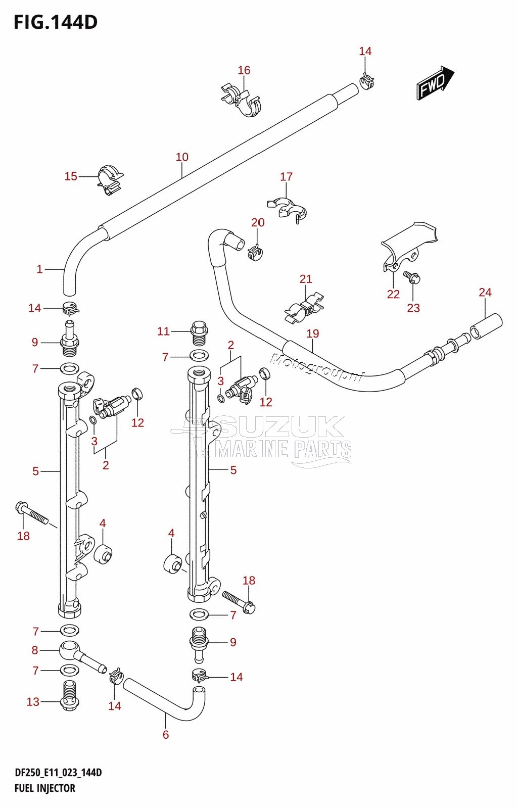 FUEL INJECTOR (E40)