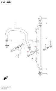 DF140BT From 14005F-340001 (E11 E40)  2023 drawing FUEL INJECTOR (E40)