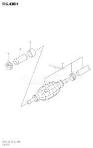 DF175Z From 17502Z-210001 (E01 E40)  2012 drawing FUEL HOSE (DF175Z:E40)