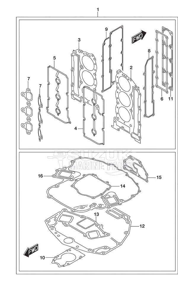 Gasket Set DF 250S