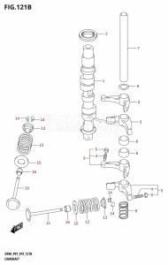 DF8A From 00801F-410001 (P01)  2014 drawing CAMSHAFT (DF8AR,DF9.9AR)