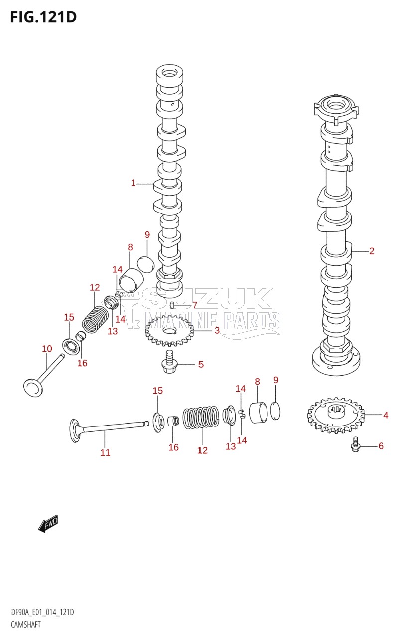 CAMSHAFT (DF70ATH:E40)