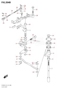 DF200AP From 20003P-510001 (E01 E40)  2015 drawing CLUTCH SHAFT (DF200AP:E40)