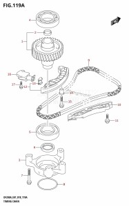 DF225T From 22503F-810001 (E01 E40)  2018 drawing TIMING CHAIN