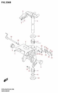 DF300A From 30002P-440001 (E11 - E40)  2024 drawing SWIVEL BRACKET (DF25AT,DF30AT)