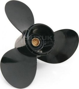 Product image: Suzuki - 58100-90JC0-019 - Propeller  3x14x21 DF100C - DF115B - DF115BG - DF140B - DF140BG 