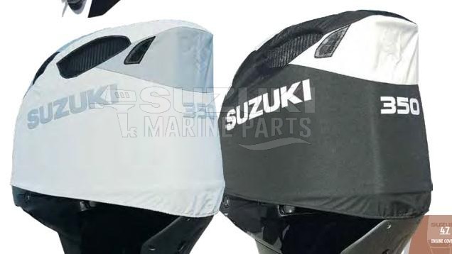 Product image: Suzuki - 990C0-67002-BLK - Splash  Cover DF115A/DF140A (2nd Generation) Black  0