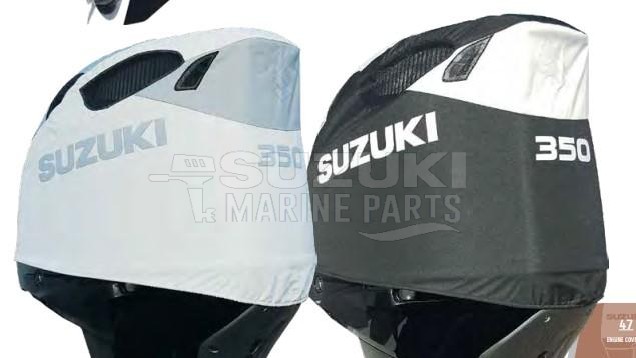 Product image: Suzuki - 990C0-67002-WHT - Splash  Cover DF115A/DF140A (2nd Generation) White  0