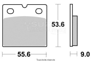 Product image: Vesrah - VD907JL - Brake Pad Vesrah Sinter Metal      VD907JL 